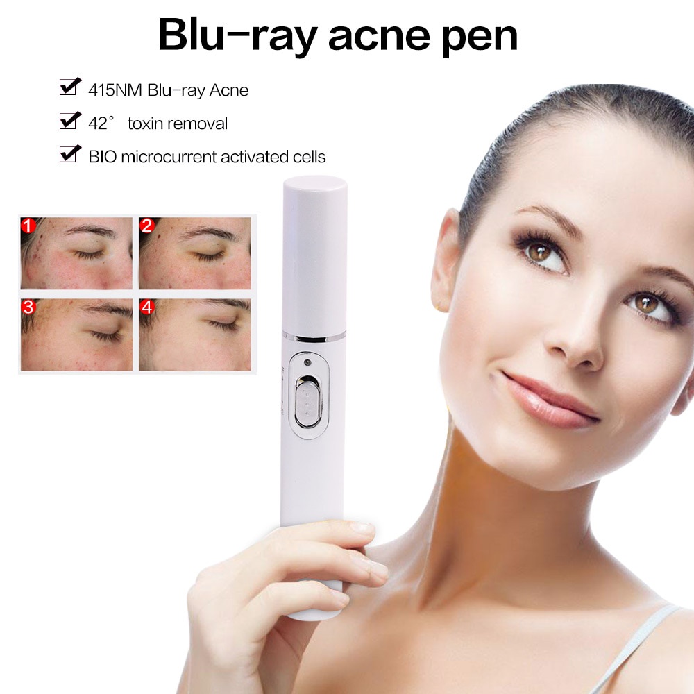 Bộ Máy Hỗ trợ giảm mụn + Bút Laser + Sẹo Mềm + Vết Trầy + Làm Dịu Nếp Nhăn + Thiết Bị Chăm Sóc Da DG-002