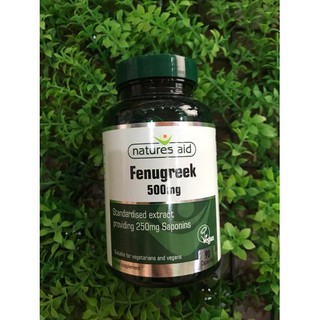 Viên Uống Lợi Sữa Cỏ Ca Ri Fenugreek Natures Aid 500mg 90 viên - Xuất xứ Anh