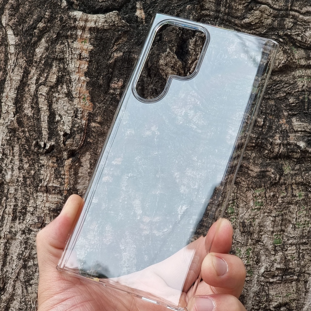 Samsung S22, S22 Plus, S22 Ultra_Ốp lưng X&M siêu mỏng trong cứng chống ố màu khoe trọn vể đẹp của máy