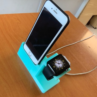 Dock sạc iphone 6 & apple watch in 3D nhựa PLA(k kèm dây)