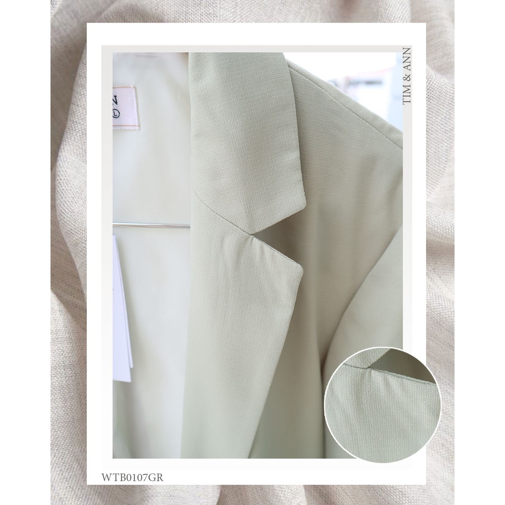 Áo Blazer 2 Lớp Nữ - Áo Vest Nữ Suông Xanh Mint 0107GR  - Áo Khoác Nữ - Thời Trang Nữ Tim & Ann | BigBuy360 - bigbuy360.vn