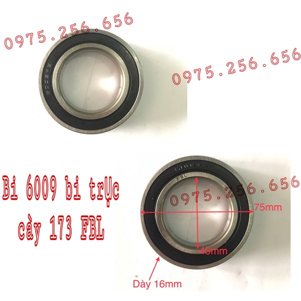 Bi 6009 Bi trục Cày 173 Phụ tùng máy cày