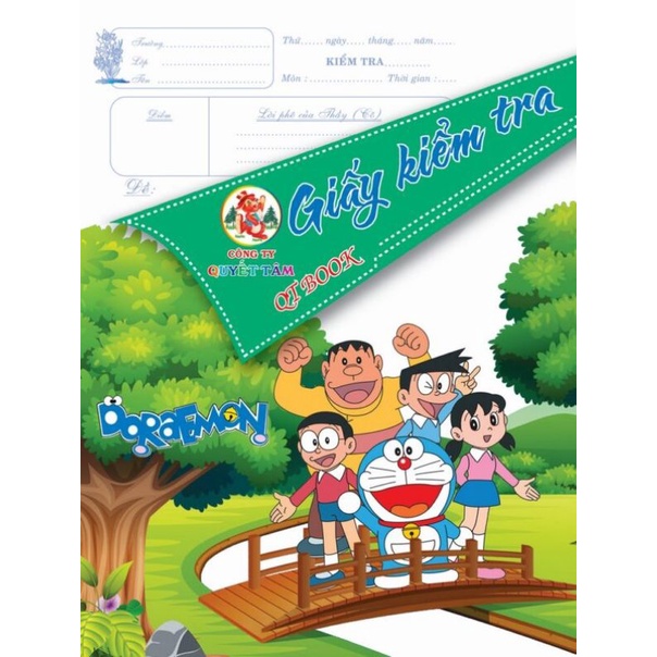 Tập kiễm tra  loại dầy 80gsm