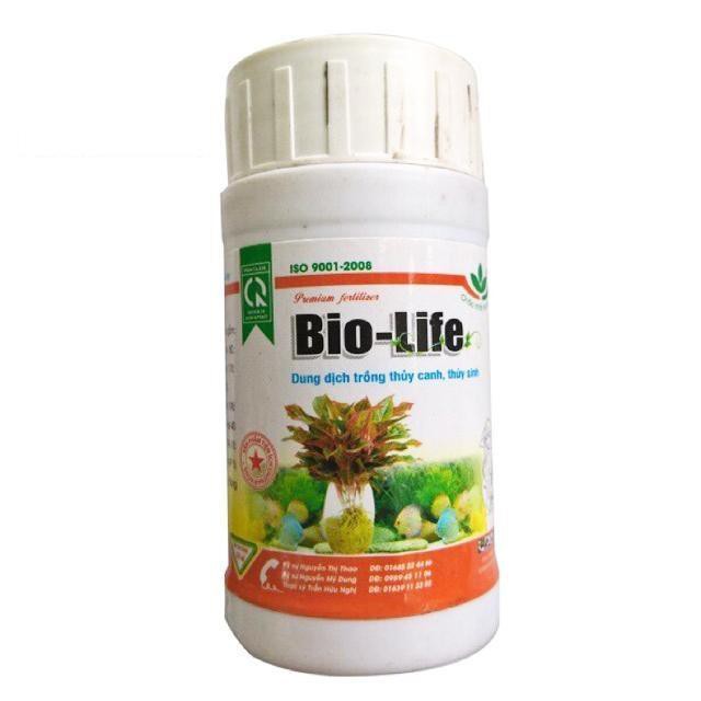 Combo phân bón dung dịch thủy canh Bio Life 100ml và hạt dinh dưỡng cho cây cảnh thuỷ sinh