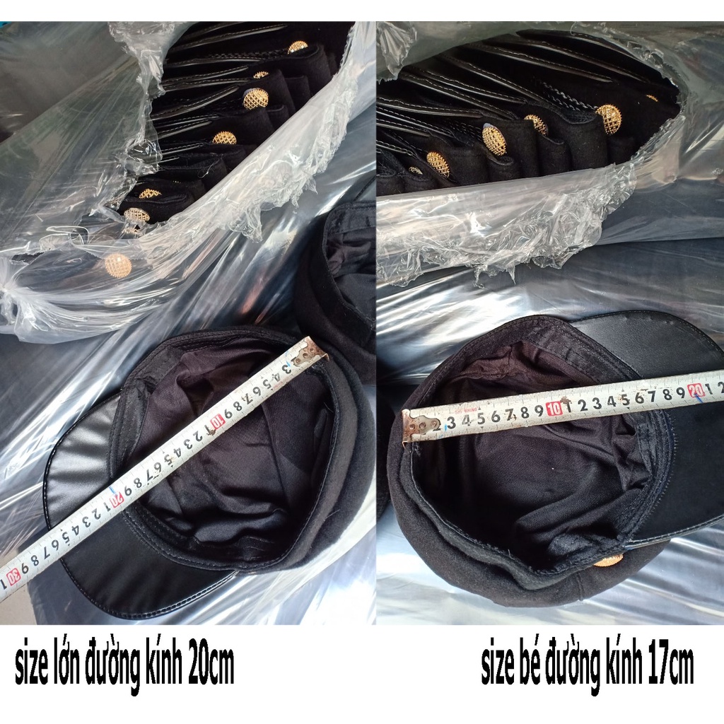 [ SIÊU HÓT ] NÓN THỦY THỦ NỮ MŨ NỒI MỎ DA Thời Trang Beret Phong Cách Retro Hàn Quốc