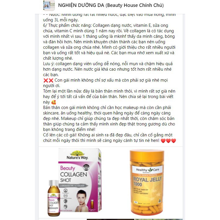 Collagen nước Nature's Way Collagen Shot -