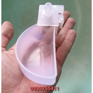 Máng bán nguyệt uống nước tự động cho gà máng uống tự động cho chim cút máng nước tự động cho chim