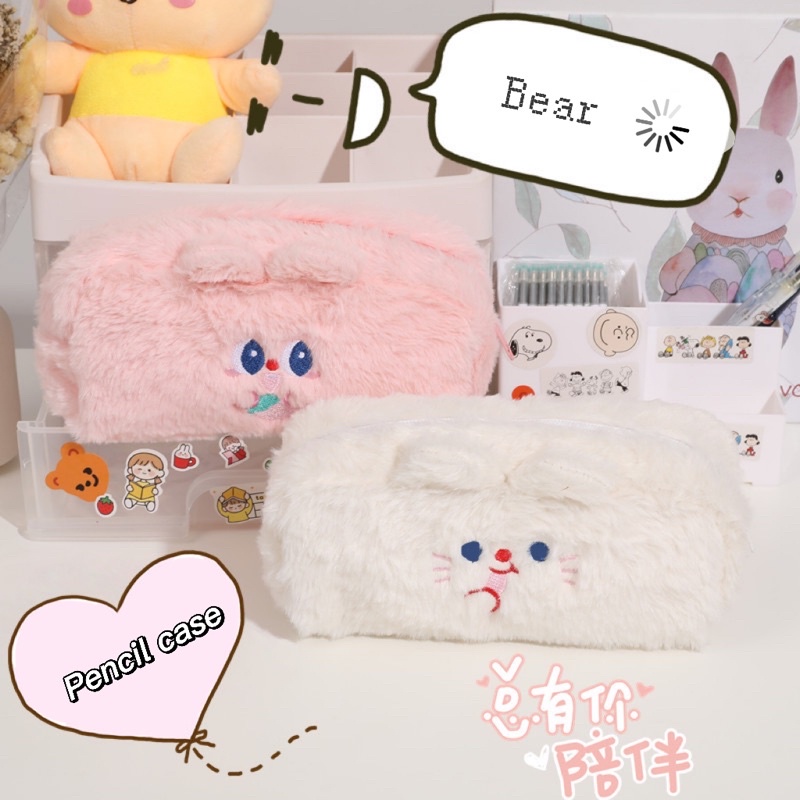 Hộp bút /túi bút lông, vải hình dễ thương size to cho đựng nhiều bút( có ảnh thât