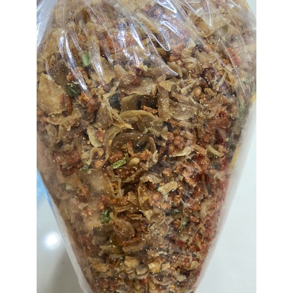 Muối tôm hành phi siêu thơm, giòn và ngon 200gram - 35k