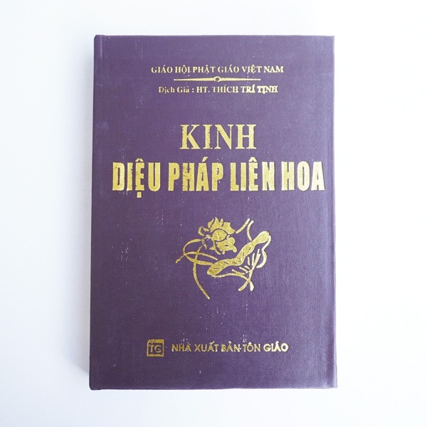 Sách - Kinh Diệu Pháp Liên Hoa (Bìa Da)