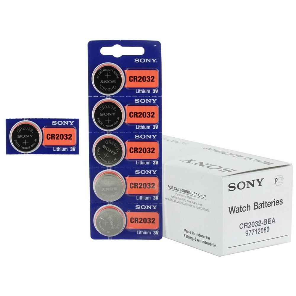 Pin CR2032 Sony lithium 3V (Pin CMOS) Vỉ 1 viên - Made in Indonesia