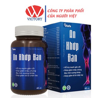 Viên uống An Khớp Đan - Giúp giảm đau mỏi xương khớp, tê bì chân tay - Hộp 40 viên - Victory Pharmacy