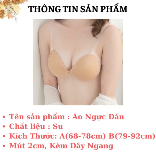 Miếng Dán Ngực Cài Trước - Áo Ngực Dán Nâng Ngực Siêu Dính 0127