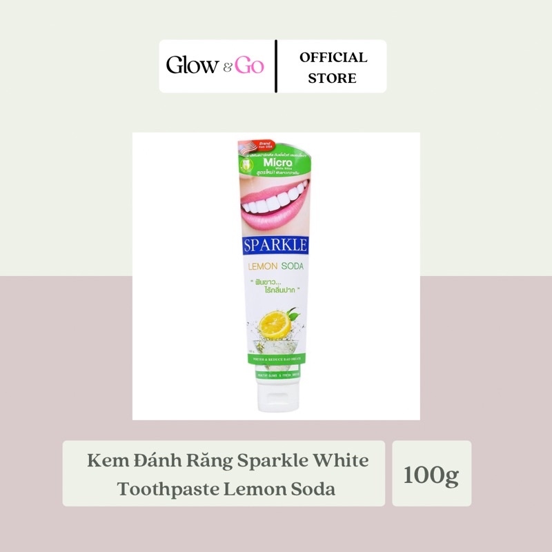 Kem Đánh Răng Sparkle Double White Lemon Soda 100g