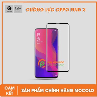 cường lực oppo find x mocolo - kính cường lực oppo findx 2018 full viền chính hãng mocolo