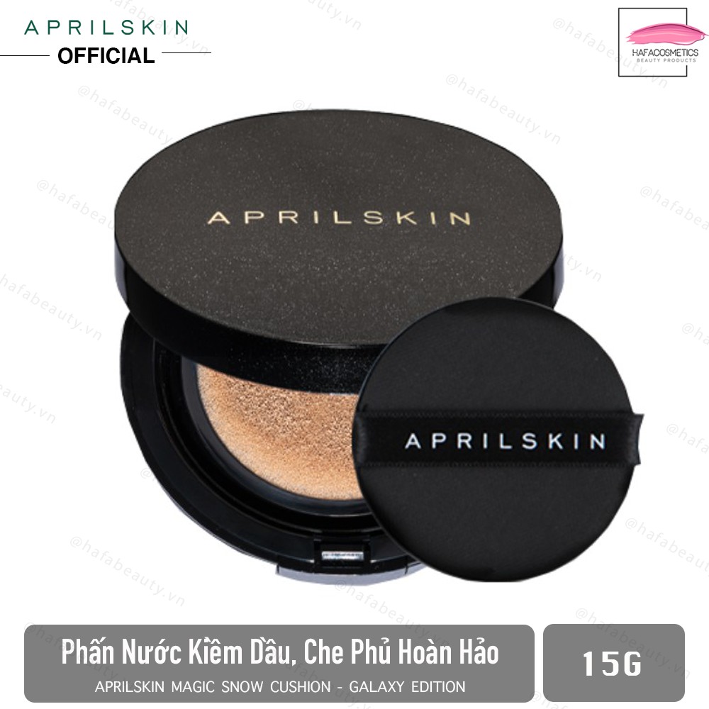 [GALAXY EDITION] Phấn Nước Che Phủ Tốt, Dưỡng Ẩm Aprilskin Magic Snow Cushion Galaxy Edition SPF50+/PA+++ 15g