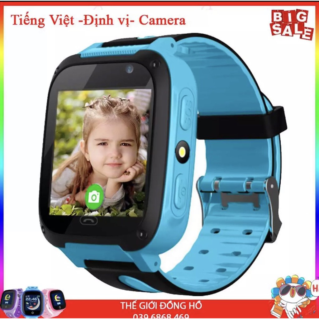 Đồng Hồ Thông Minh Định Vị Trẻ Em Q20 Hỗ Trợ Camera 2Mpx chụp ảnh từ xa Thông Minh Tiện Lợi