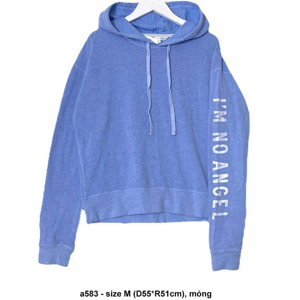 Áo Hoodie, áo sweater 2hand nhập Mỹ Oversize nữ, nam, chất dày, size lớn, form rộng, tay bồng  - 160523