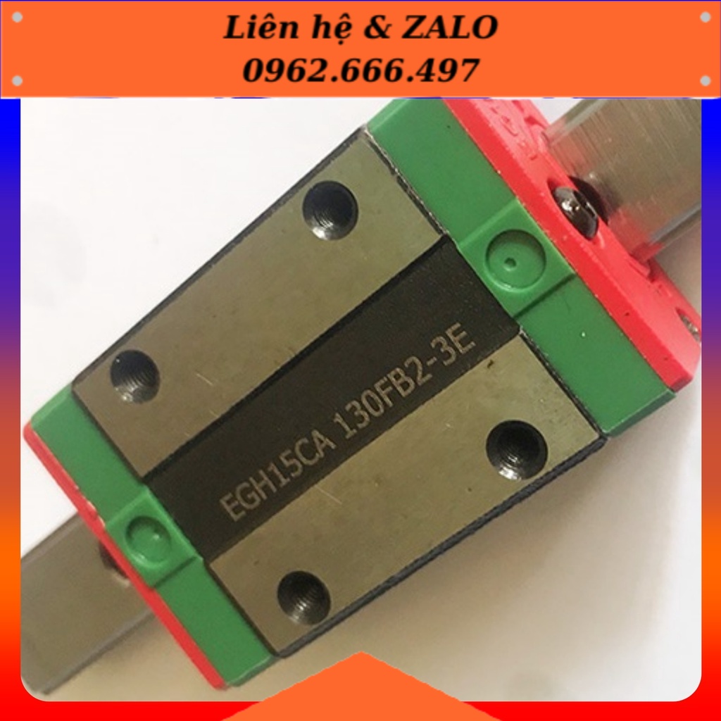 [Phụ Kiện CNC] Block Con Trượt Bi Trượt Vuông Tiêu Chuẩn Hiwin EGH EGH15CA| EGH15