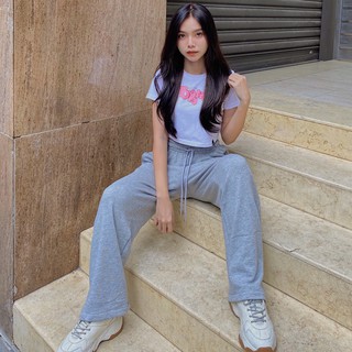 SWEATPANT "LOGO" GREY