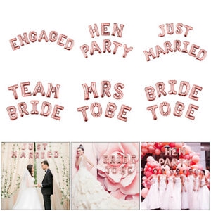 Bong bóng nhôm chữ " Bride Mrs to be " trang trí tiệc đính hôn