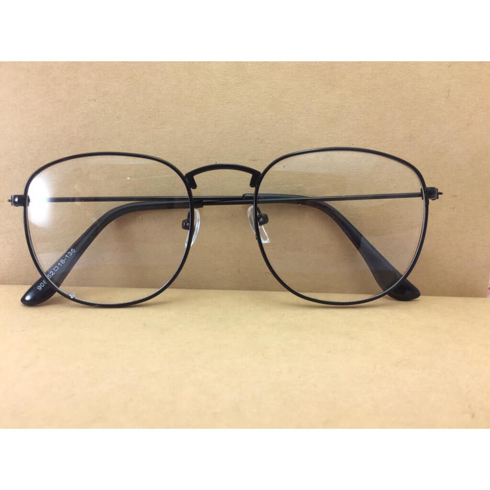 kính ngố tròn gọng sắt (4 màu)