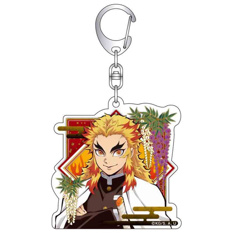 Tmdbyx Móc Khóa Nhựa Acrylic Hình Nhân Vật Anime Demon Slayer