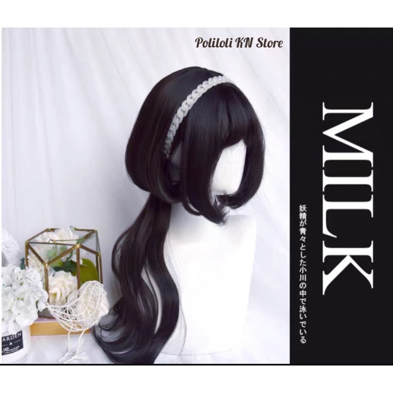 Wig/ tóc giả hai tầng kiểu sứa hãng Sinwavy
