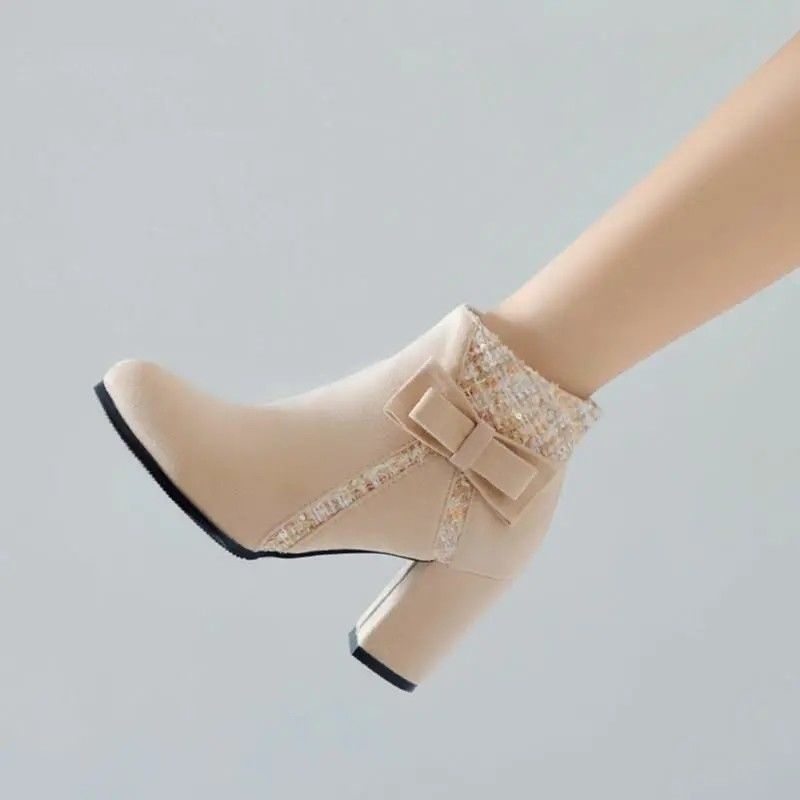 Giày Bốt Martin Cổ Cao Quyến Rũ Dễ Phối Đồ Thời Trang Thu Đông Hàn Quốc Mới Năm 2021 Dành Cho Bạn Nữ