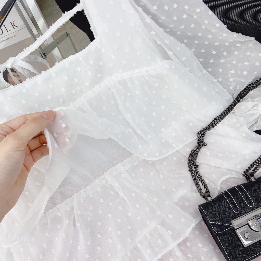 SET BBD HOA NỔI + Chân váy