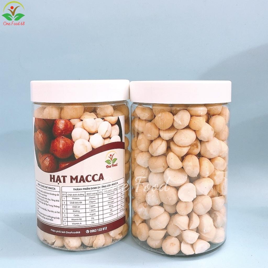 Nhân Macca Vỡ Đôi Sấy Chín, Hạt Macca Tách Vỏ, Nhân Măcca Nguyên To Tốt Cho Mẹ Bầu, Onefood68