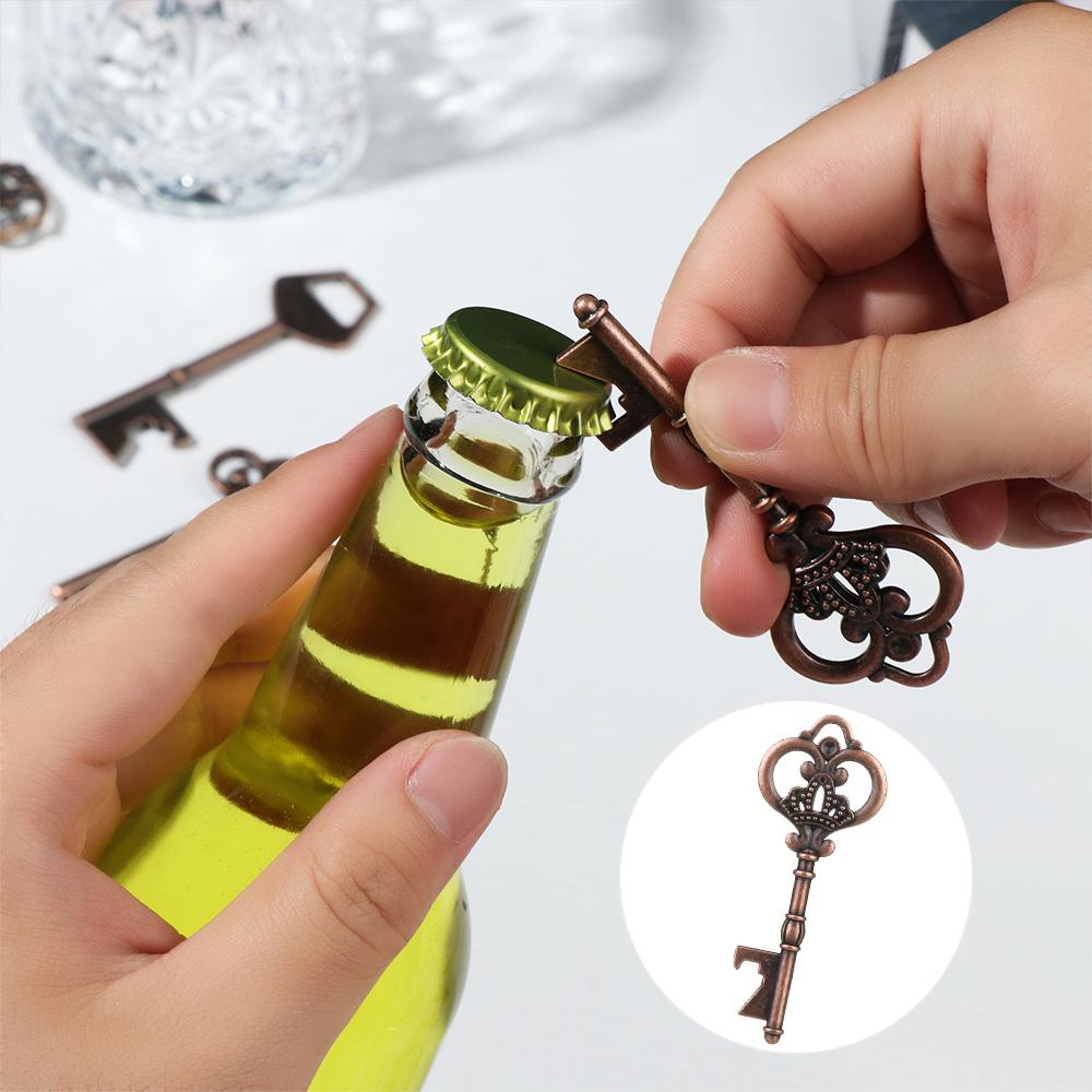 Móc Khóa Kèm Đồ Khui Nắp Chai Hình Chìa Khóa Phong Cách Vintage Mới