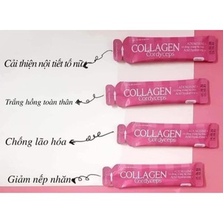 NƯỚC UỐNG COLLAGEN CORDYCEPS (Hộp 20 gói × 10ml)