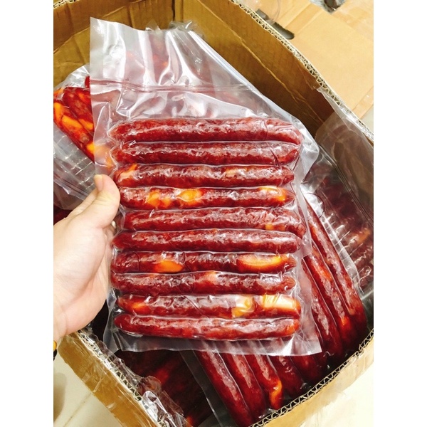Lạp xưởng tôm trứng muối bịch 500g
