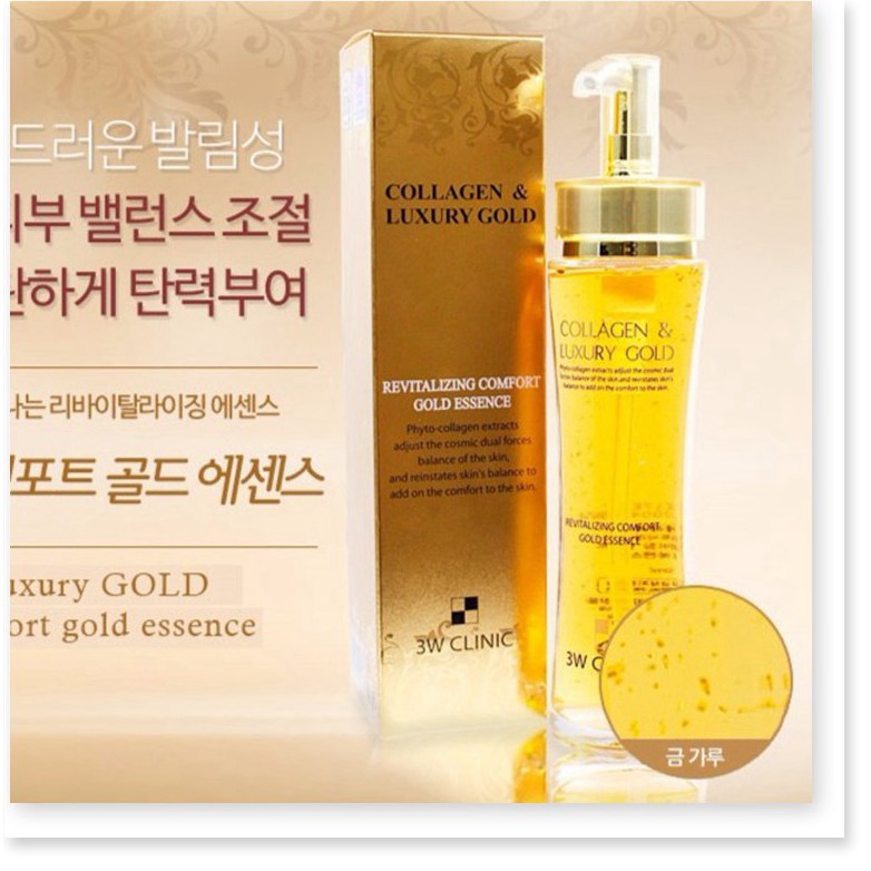 [Mã giảm giá] [Mã giảm giá] Tinh Chất Vàng Collagen And Luxury Gold 3w Clinic 150ml