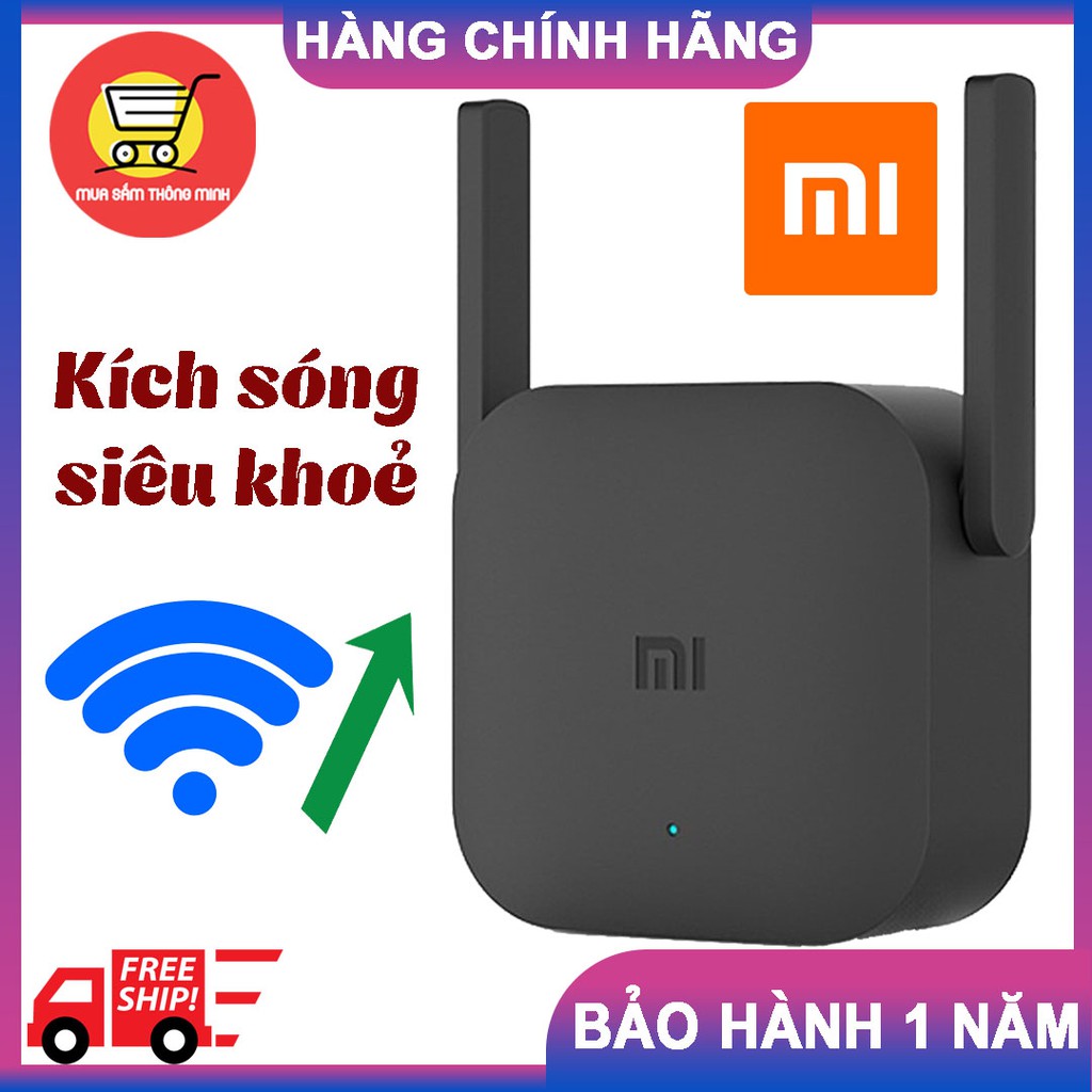 [SÓNG SIÊU KHOẺ] Kích sóng Wifi Xiaomi Mi 2 Râu Repeater Pro – HÀNG CHÍNH HÃNG