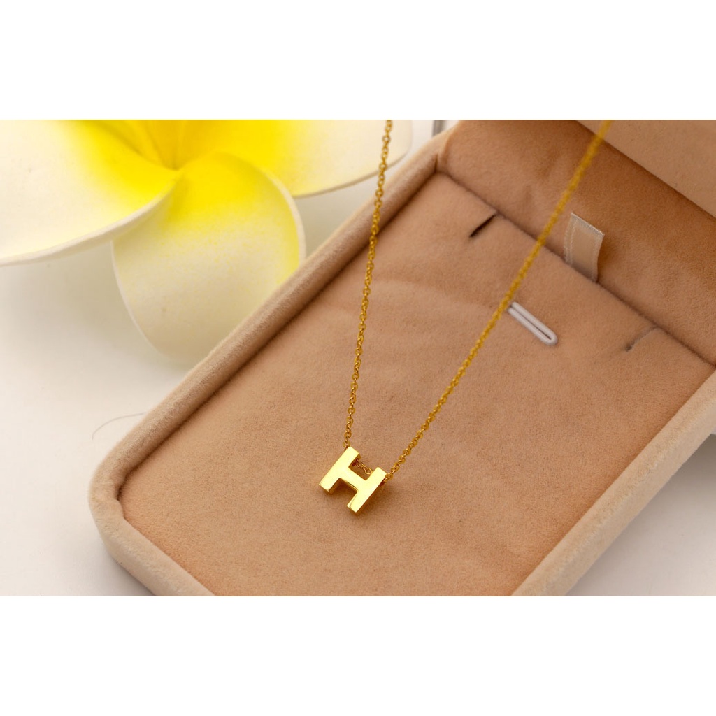 [FreeShip] Dây chuyền nữ titan chữ H thời trang X5-301 - CAM KẾT KHÔNG BAY MÀU