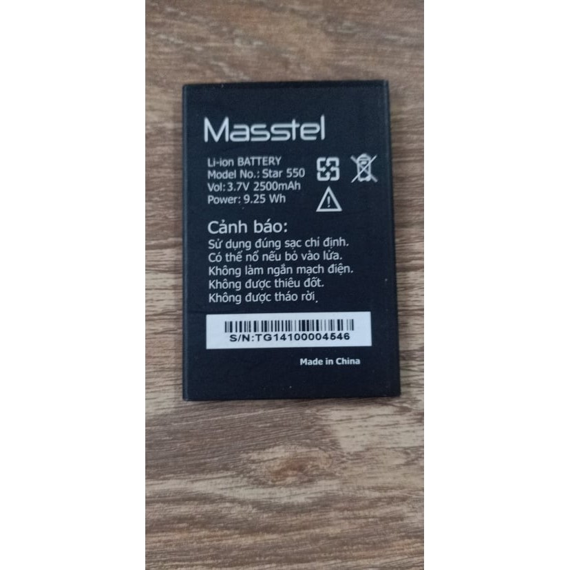 PIN MASSTEL START 550 Zin Cũ Tháo Máy