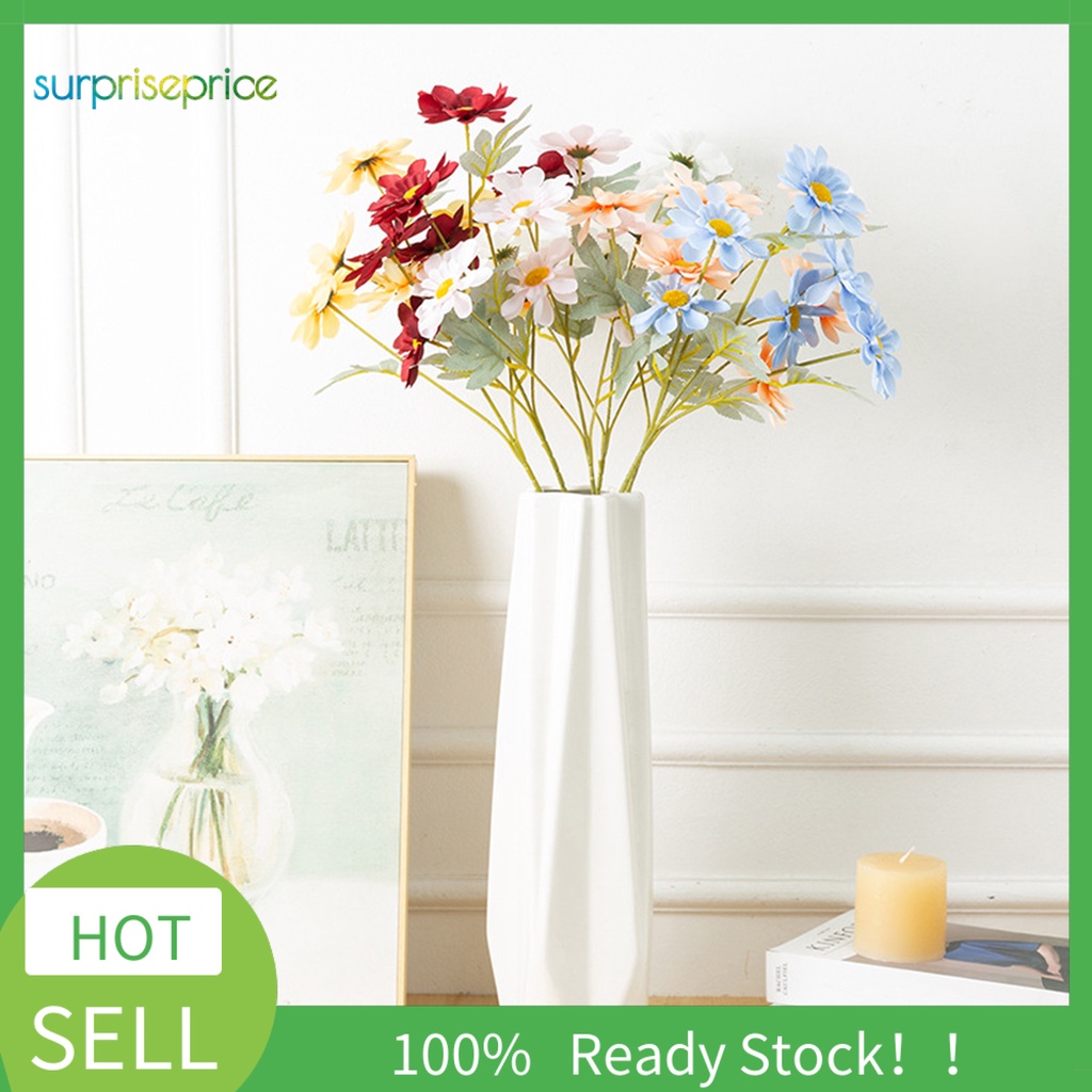 1 Bó 6 Hoa Cúc Giả Dùng Trang Trí Tiệc