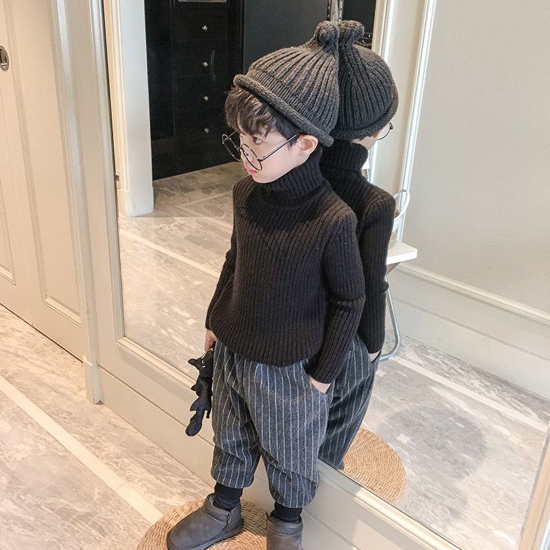 ÁO LEN CỔ CAO XUẤT HÀN CAO CẤP CHO BÉ AL6666