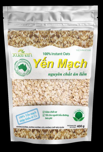 1 bịch Yến mạch Xuân An 400g( không tặng)