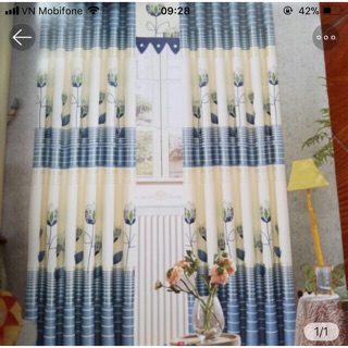 Rèm che cửa rộng 1.5m cao 2m x2