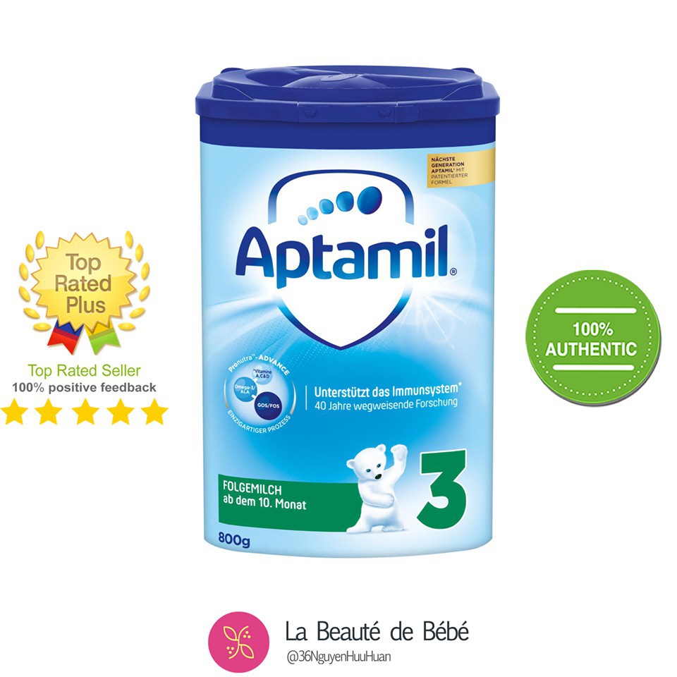 Sữa bột Aptamil Pronutra Đức 1-2-3 800gr [HSD 2 Năm Kể Từ Ngày Sản Xuất]