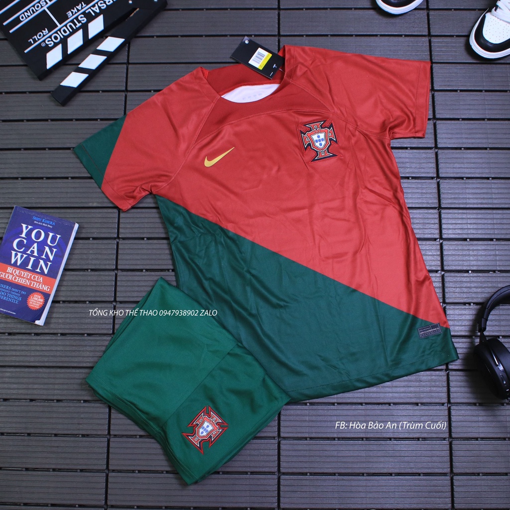 Bộ quần áo đá banh ĐT Bồ đào nha mùa 2022/2023 hàng cao cấp thailand
