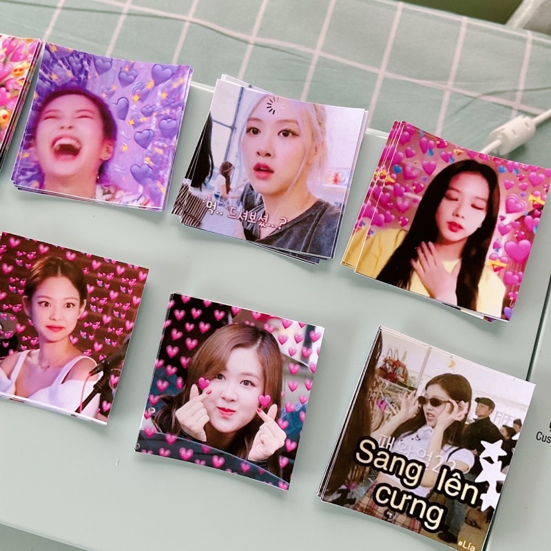 In + Cắt rời  Sticker, tem nhãn theo yêu cầu | Chi tiết ở phần mô tả | guustudio