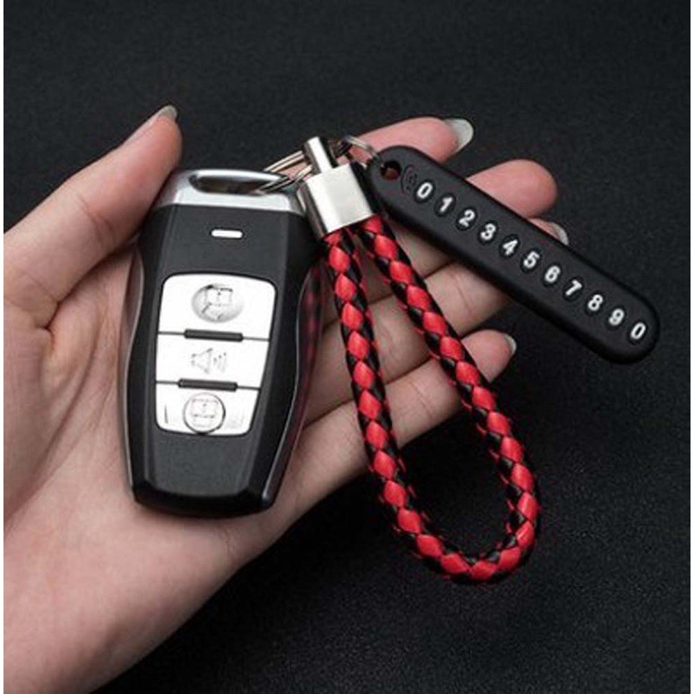 Dây Da Gắn Móc Chìa Khóa Xe Hơi / Điện Thoại Chống Thất Lạc Thiết Kế Tự Làm Chất Lượng Cao