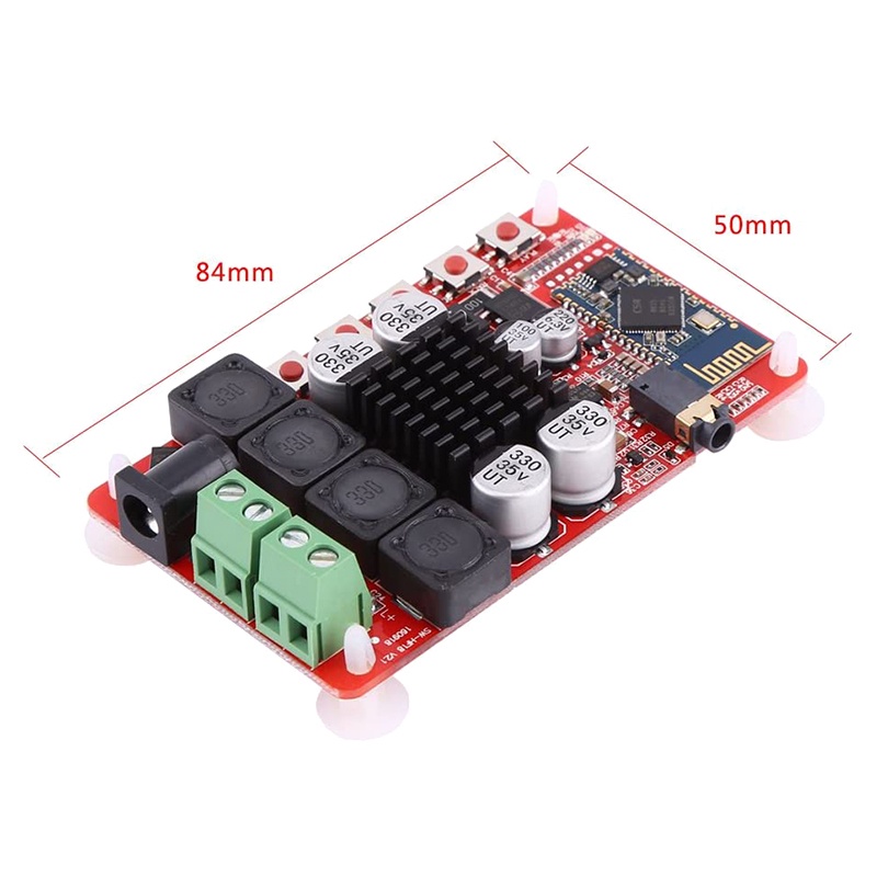 Bảng Mạch Khuếch Đại Âm Thanh TDA7492 50Wx2 CSR8635 Bluetooth V4.0 Kèm Phụ Kiện