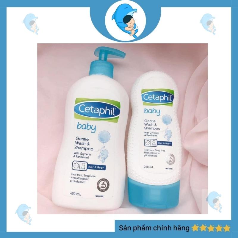 Sữa tắm gội toàn thân Cetaphil Baby Gentle Wash And Sampoo 230ml không cay mắt bé