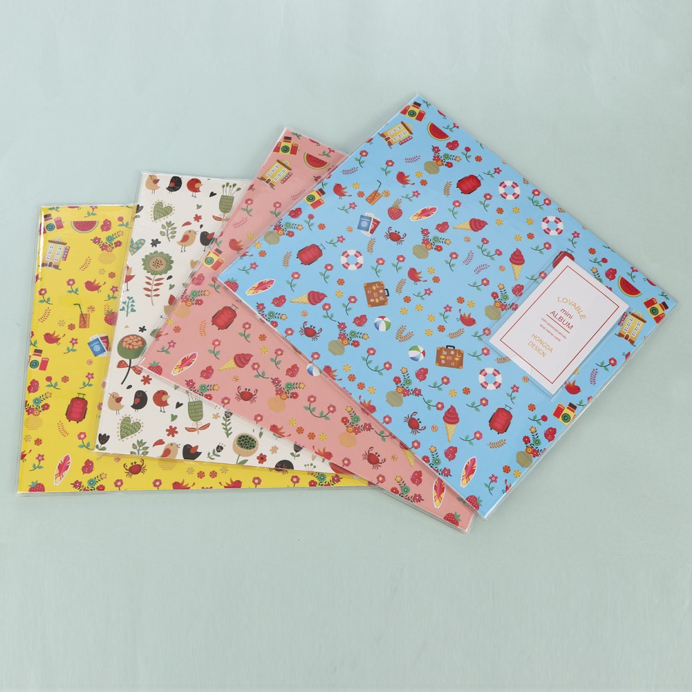 Album ảnh có bìa ngoài phối họa tiết hoạt hình dễ thương