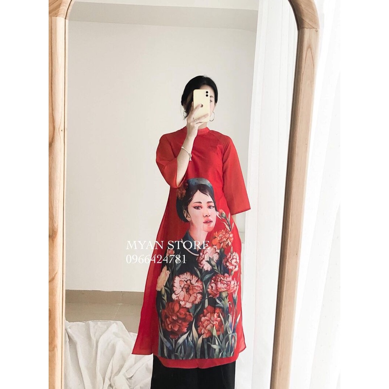 Set áo dài+quần cô gái SVN012102